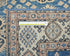 4x6 Ft Blue Kazak Afghan Hand Knotted Geometric Design Wool Area Rug
